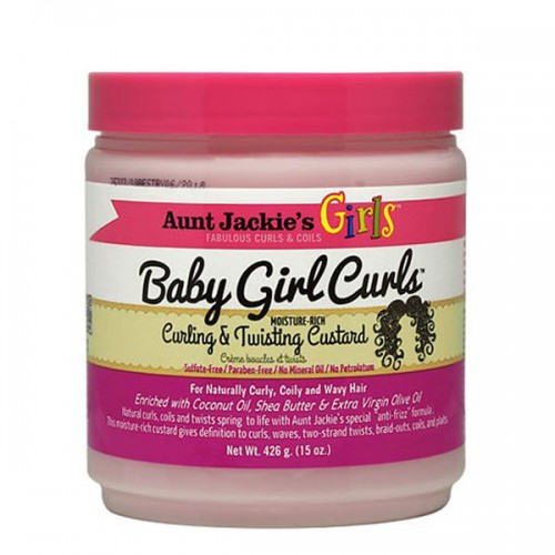 Aunt Jackie's Girls Baby Girl Curls Curling&Twisting Custard 15oz